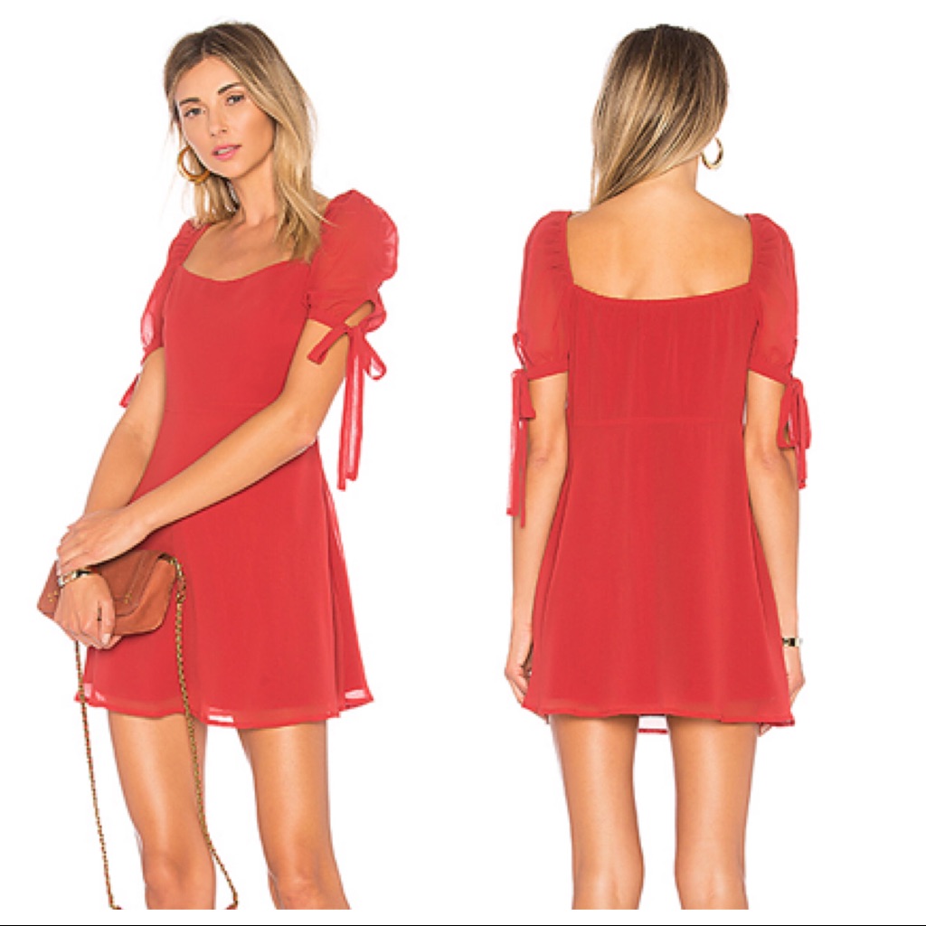 Nwt Privacy Please Mesa Mini Dress Rust Red Xs